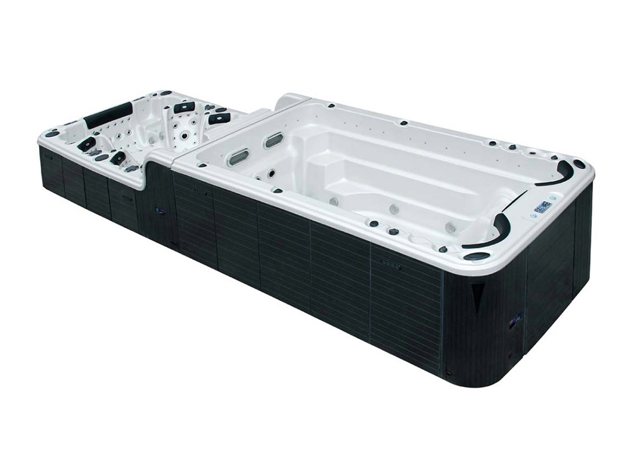 The Ultimate Hot Tub - Two level hot tub with built-in tv - Two tier spa part hot tub