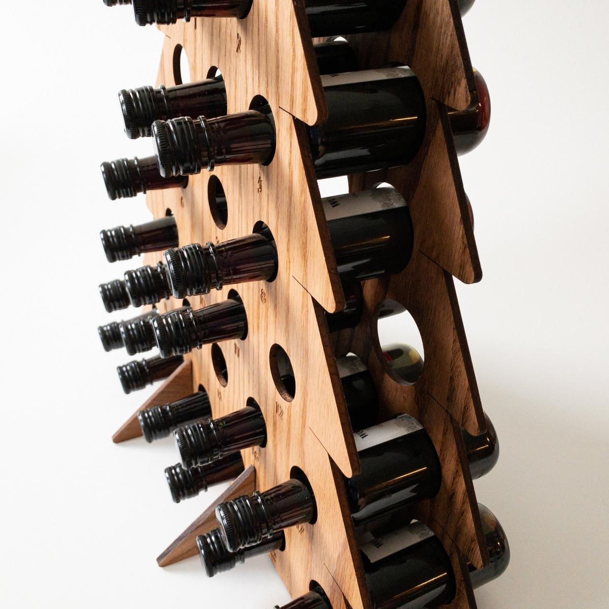Adult Beer Bottle Christmas Tree Advent Calendar - Wine Bottle Advent Calendar