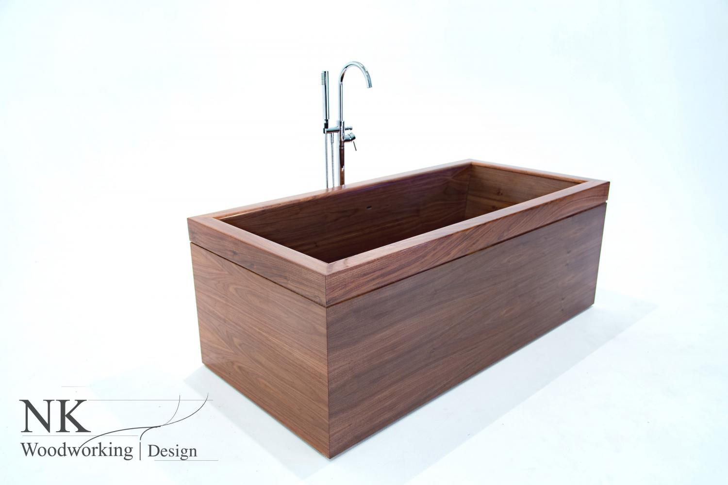 Luxurious Wooden Bathtubs - Shipbuilder wooden bathtubs inspired from ships - NK Woodworking Design