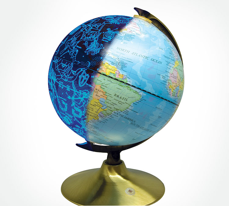 Celestial Constellation Changing Night Light Globe