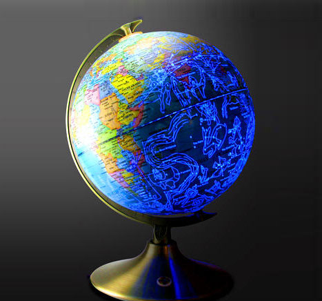 Celestial Constellation Changing Night Light Globe