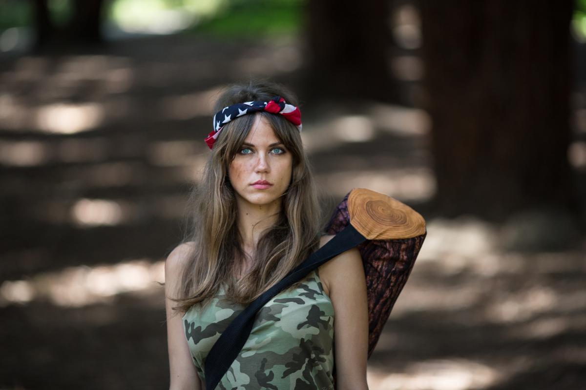 Wood Log Yoga Mat Bag - Yoga bag turns your yoga mat into a realistic wooden log