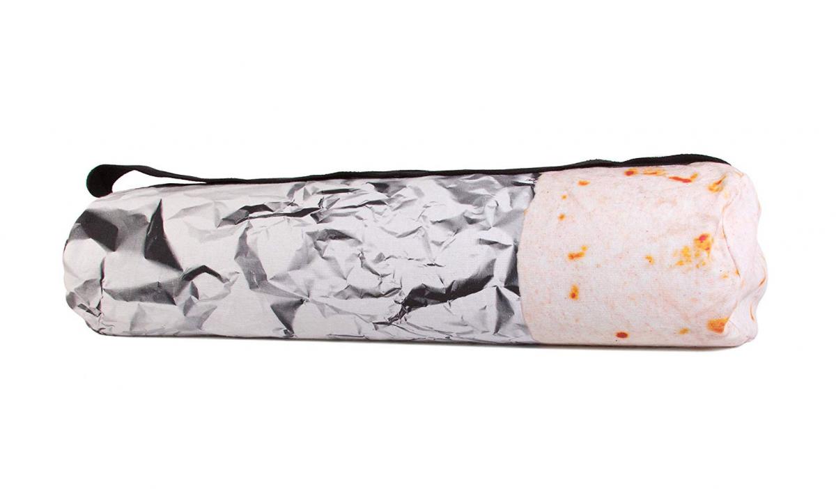 Yoga Mat Burrito Bag - Yoga bag turns your yoga mat into a giant burrito