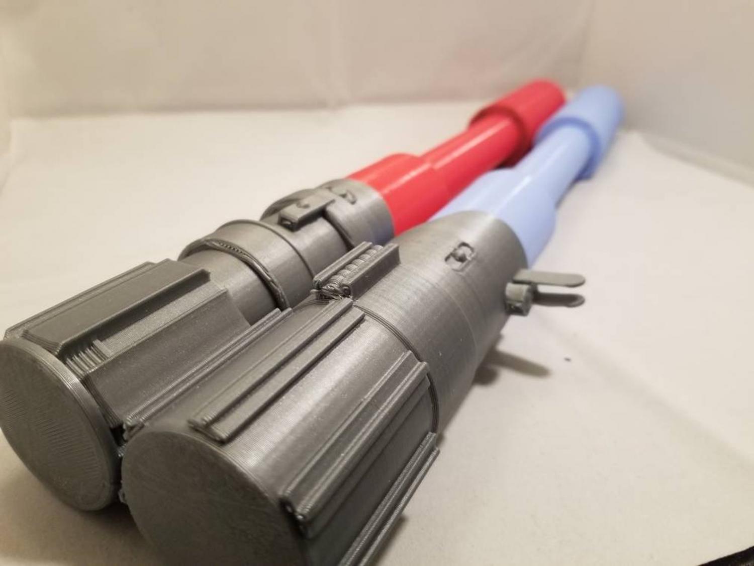 Star Wars lightsaber toilet paper holder - Wall mounted lightsaber Star Wars geeky toilet paper holder