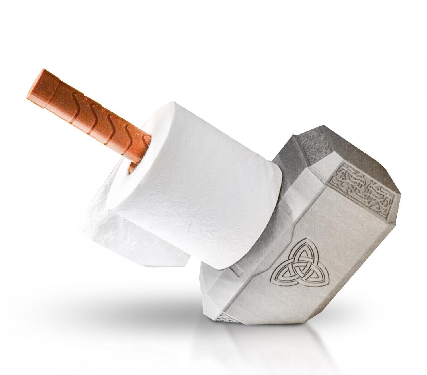 Thor's Hammer Toilet Paper Holder