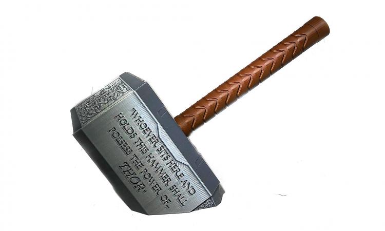 Thor's Hammer Toilet Paper Holder