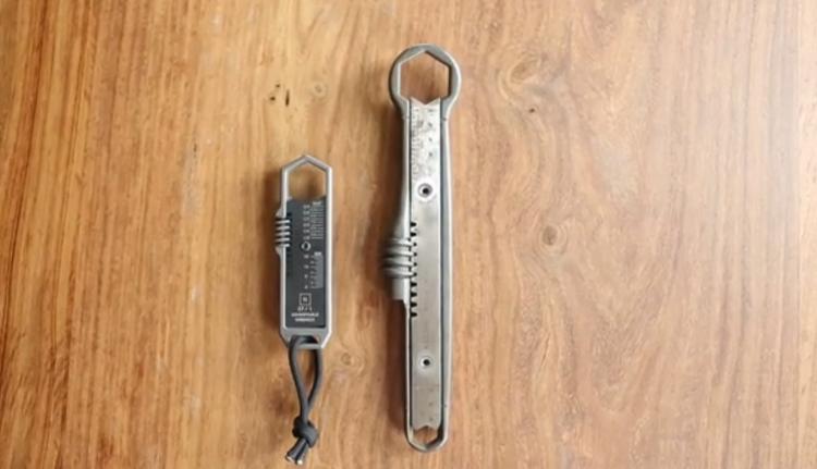 Ti EDC Wrench - Adjustable Wrench That Fits In Your Pocket