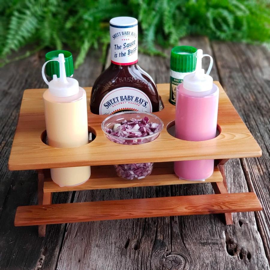 Tiny Condiment Picnic Table