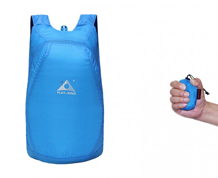 Tiny Packable Backpack Expands To Full Size Backpack - Tiny key-chain backpack