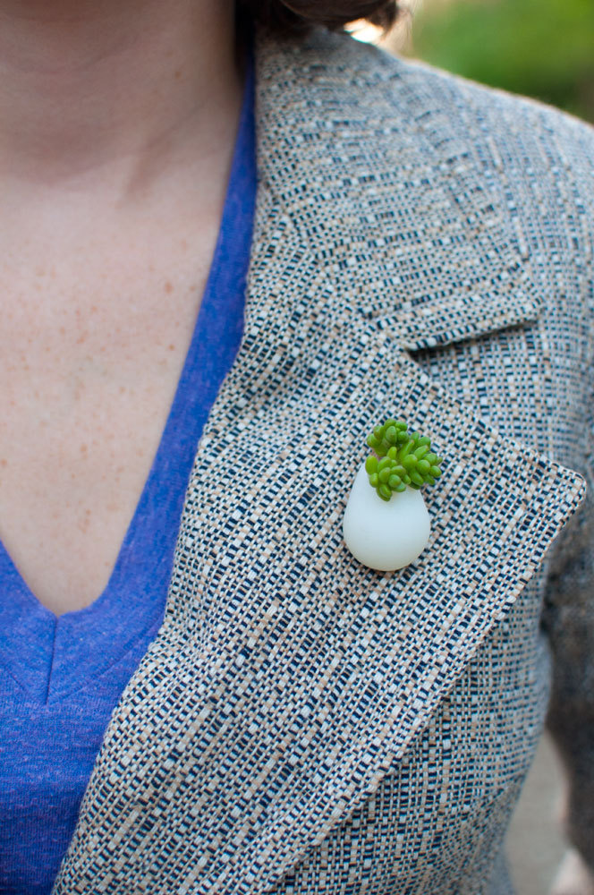 Mini Planter Brooches - Mini planter lapel pins