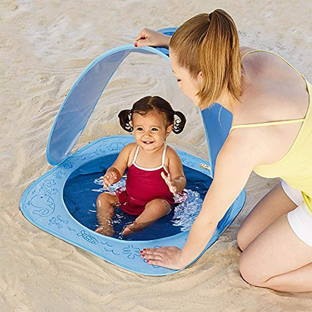 Tiny Portable Baby Pool Beach Tent