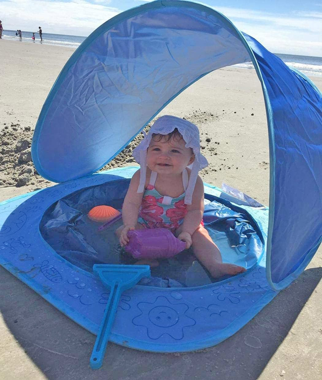 Tiny Portable Baby Pool Beach Tent