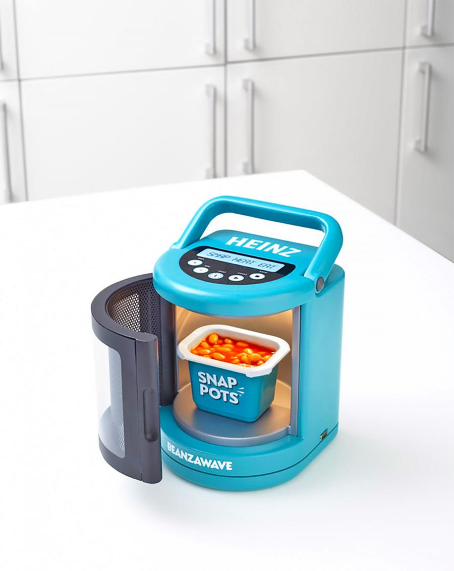 Tiny USB-Powered Microwave For Your Desk - Heinz Mini portable microwave