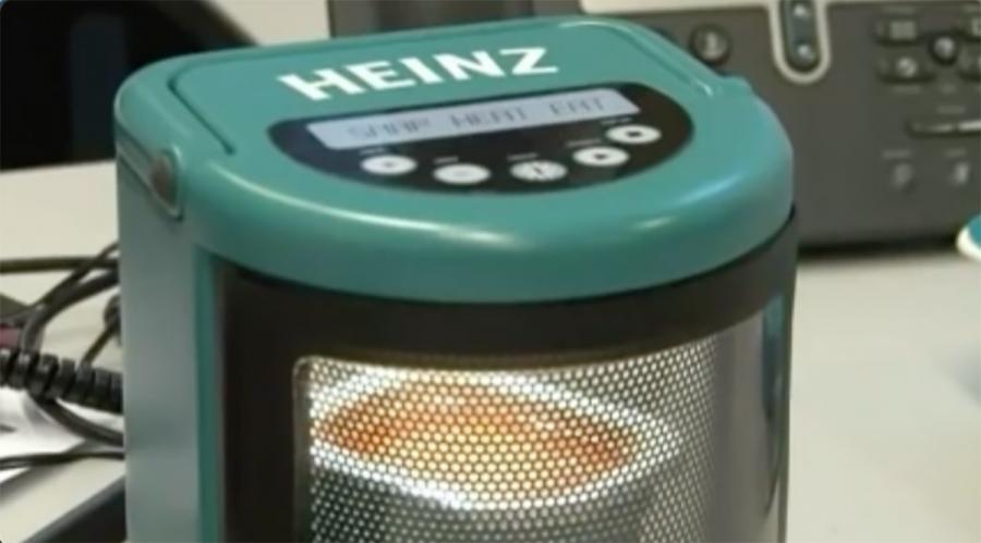 Tiny USB-Powered Microwave For Your Desk - Heinz Mini portable microwave