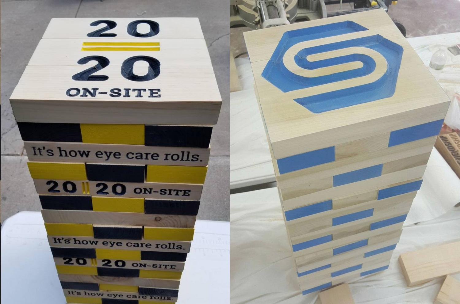 Giant Jenga Jello Shot Game - Tipsy tower with hidden jello shots inside blocks