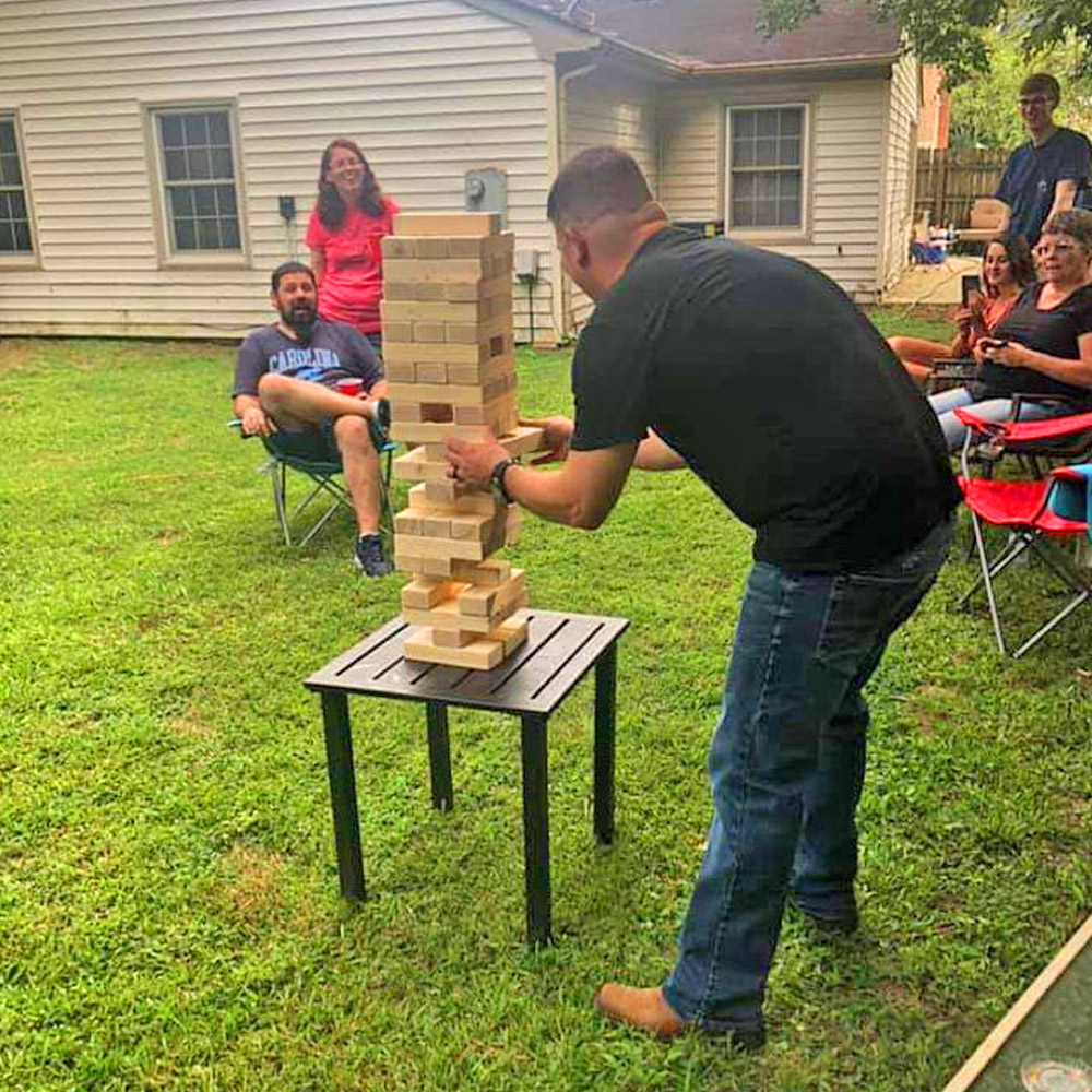 Giant Jenga Jello Shot Game - Tipsy tower with hidden jello shots inside blocks