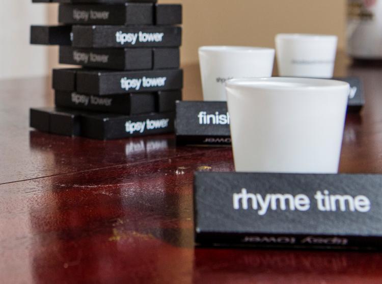Tipsy Tower Jenga Drinking Game