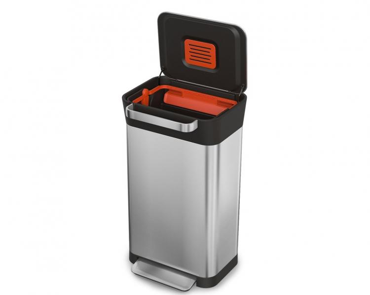 Joseph Joseph Titan Smart Trash Bin Lets You Easily Compact Your Garbage