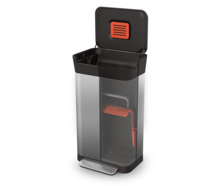 Joseph Joseph Titan Smart Trash Bin Lets You Easily Compact Your Garbage