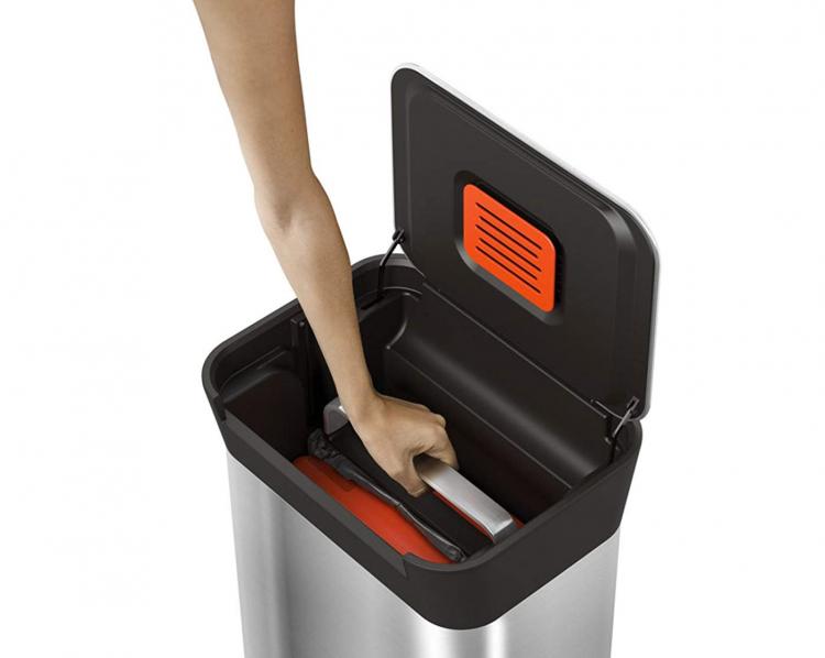 Joseph Joseph Titan Smart Trash Bin Lets You Easily Compact Your Garbage