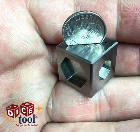 Dice Tool Cube Shaped Multi-tool