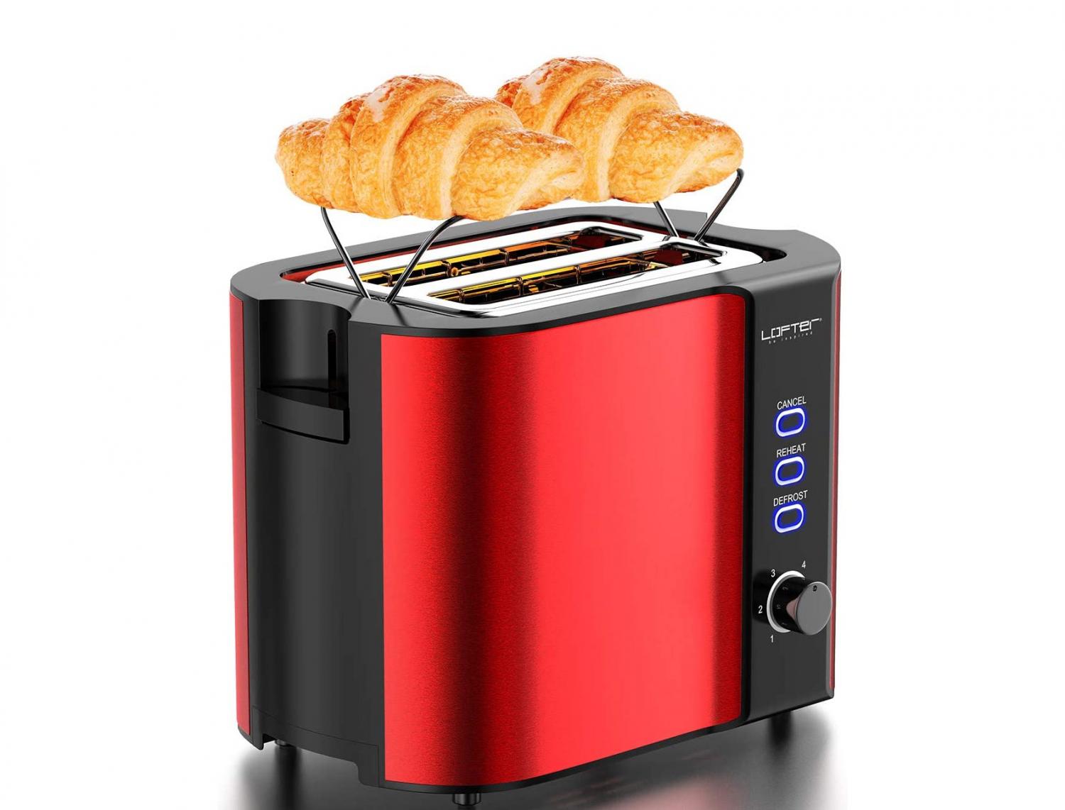 Toaster With Warming Rack - Pastry warming toaster
