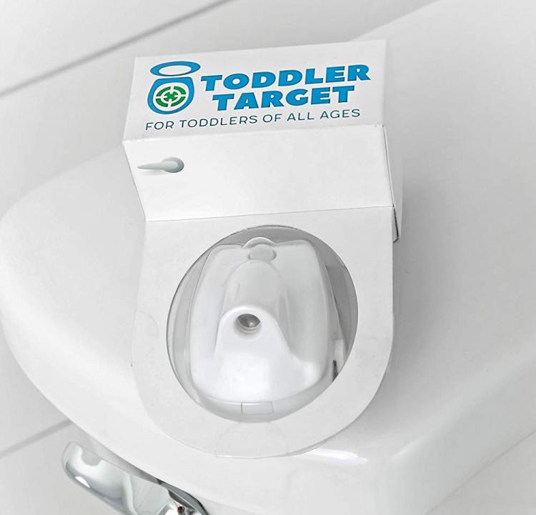 Toddler Target Toilet Light Helps Potty Train - Projected target shape potty trainer