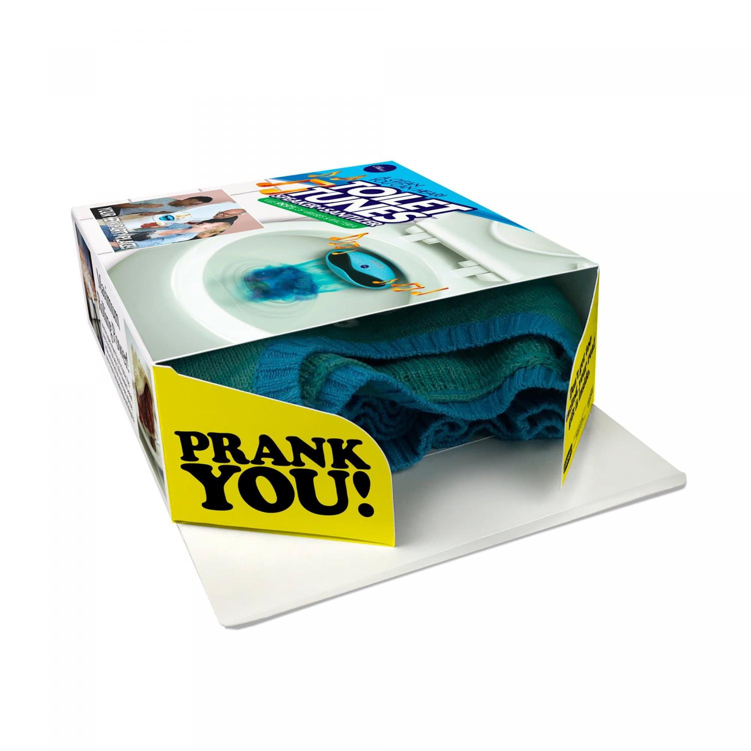 Toilet Tunes Toilet Bluetooth Speaker and Toilet Cleaner Prank Box