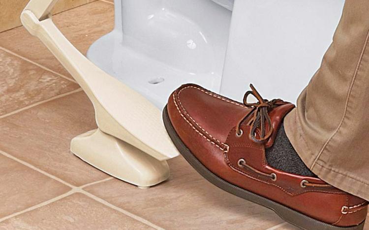 Toilet Seat Lifting Pedal - Lift toilet seat with foot pedal