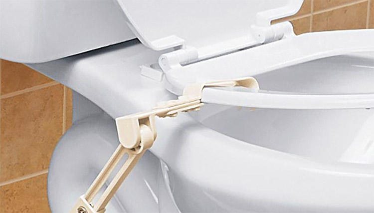 Toilet Seat Lifting Pedal - Lift toilet seat with foot pedal