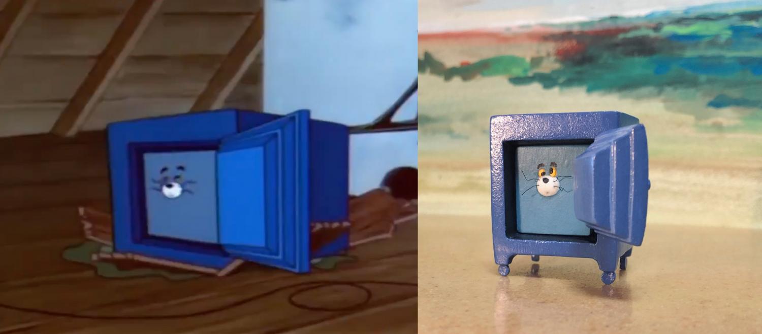 Funny Tom and Jerry Sculptures - Inside safe
