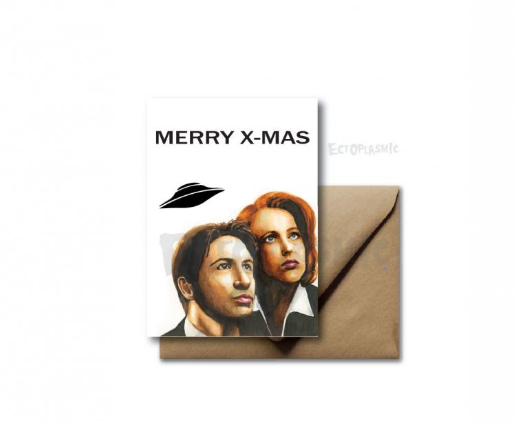 X-Files - Merry X-mas - Christmas Holiday Card
