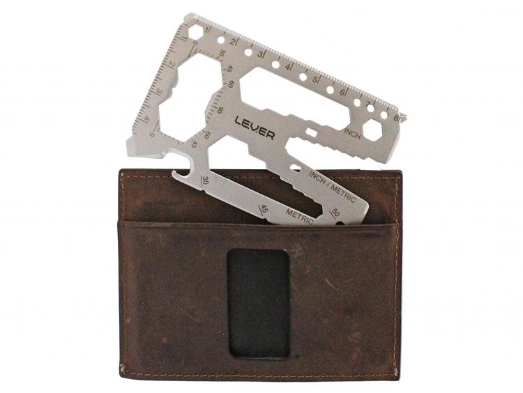 Lever Gear Toolcard Pro Multi-Tool - 40 tools in 1 - fits in your wallet