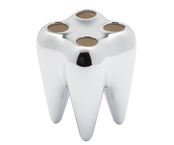 Tooth Shaped Toothbrush Holder