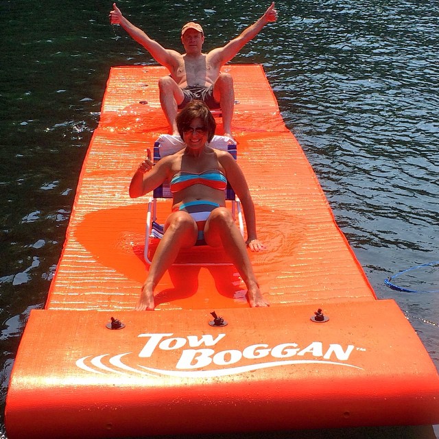 towboggan towable water mat