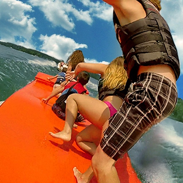towboggan towable water mat