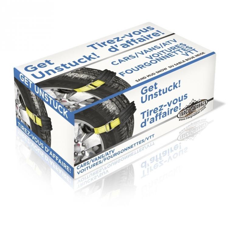 Trac-Grabber Attaches To Your Car's Tire - Gets Traction