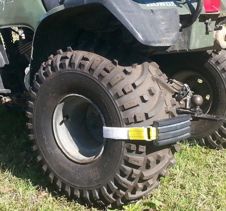 Trac-Grabber Attaches To Your Car's Tire - Gets Traction
