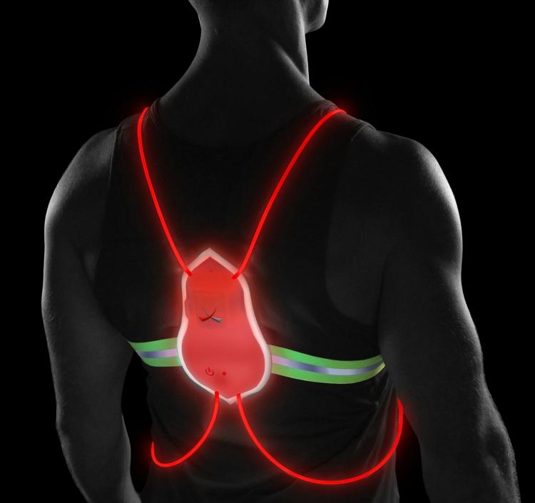 Tracer 360 - Illuminated Running Vest - Light-up bicycling vest
