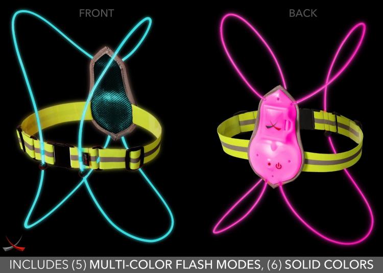 Tracer 360 - Illuminated Running Vest - Light-up bicycling vest
