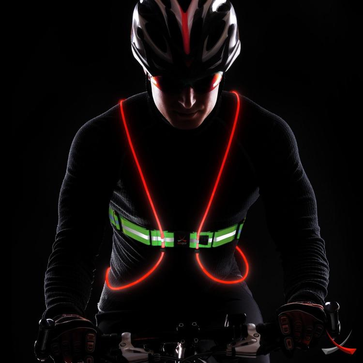 Tracer 360 - Illuminated Running Vest - Light-up bicycling vest