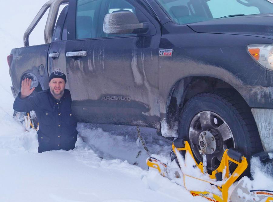 Track N Go - Wheel Driven Track Snow System Turns Your Truck Into a Snowmobile