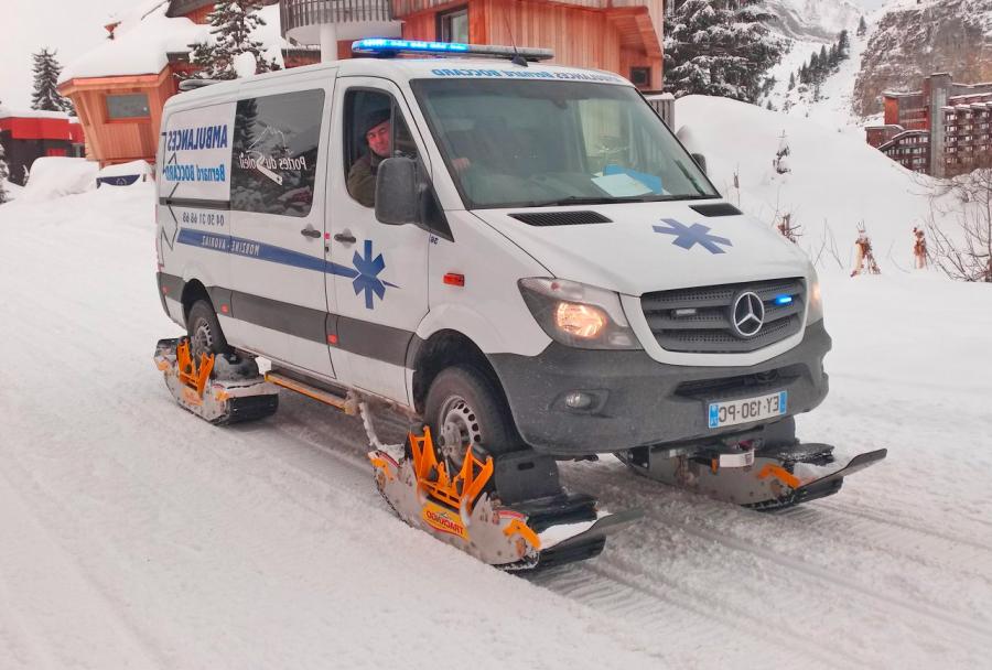 Track N Go - Wheel Driven Track Snow System Turns Your Truck Into a Snowmobile