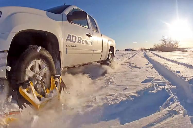 Track N Go - Wheel Driven Track Snow System Turns Your Truck Into a Snowmobile