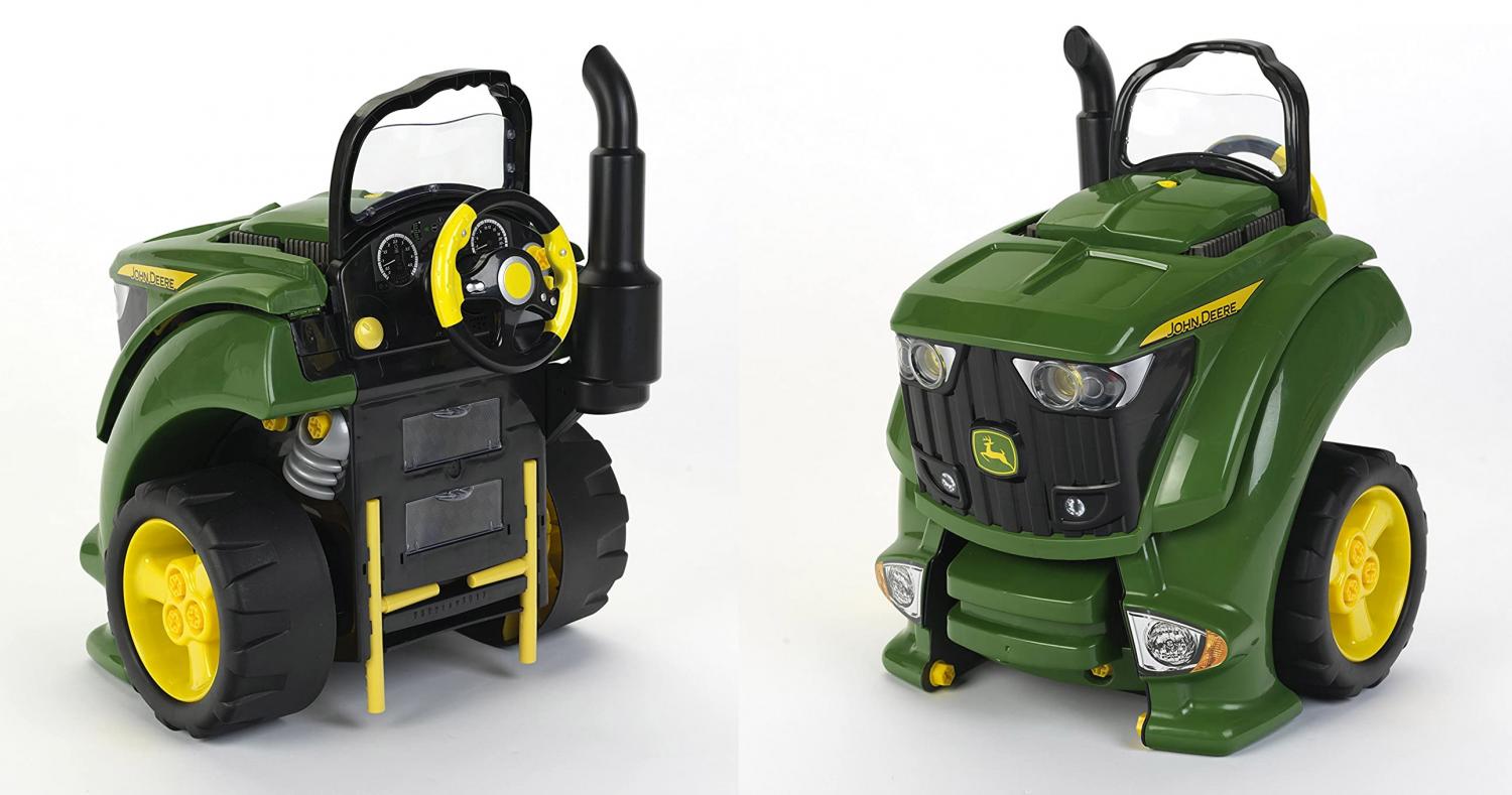 Kids Play Tractor Engine Repair Set - John Deere Play tractor repair toy
