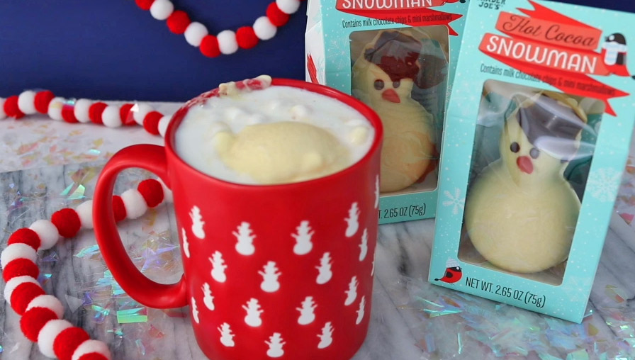Trader Joe's Melting Marshmallow Snowman For Your Hot Cocoa