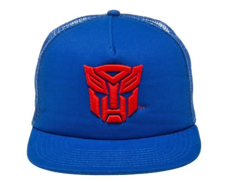 Transformers Trucker Hat With a Dropdown Face Mask