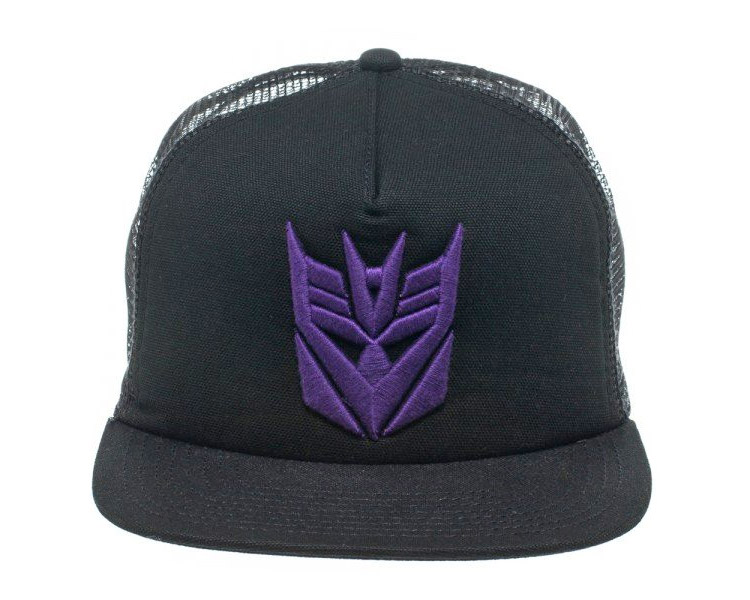 Transformers Trucker Hat With a Dropdown Face Mask