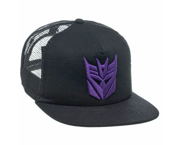 Transformers Trucker Hat With a Dropdown Face Mask