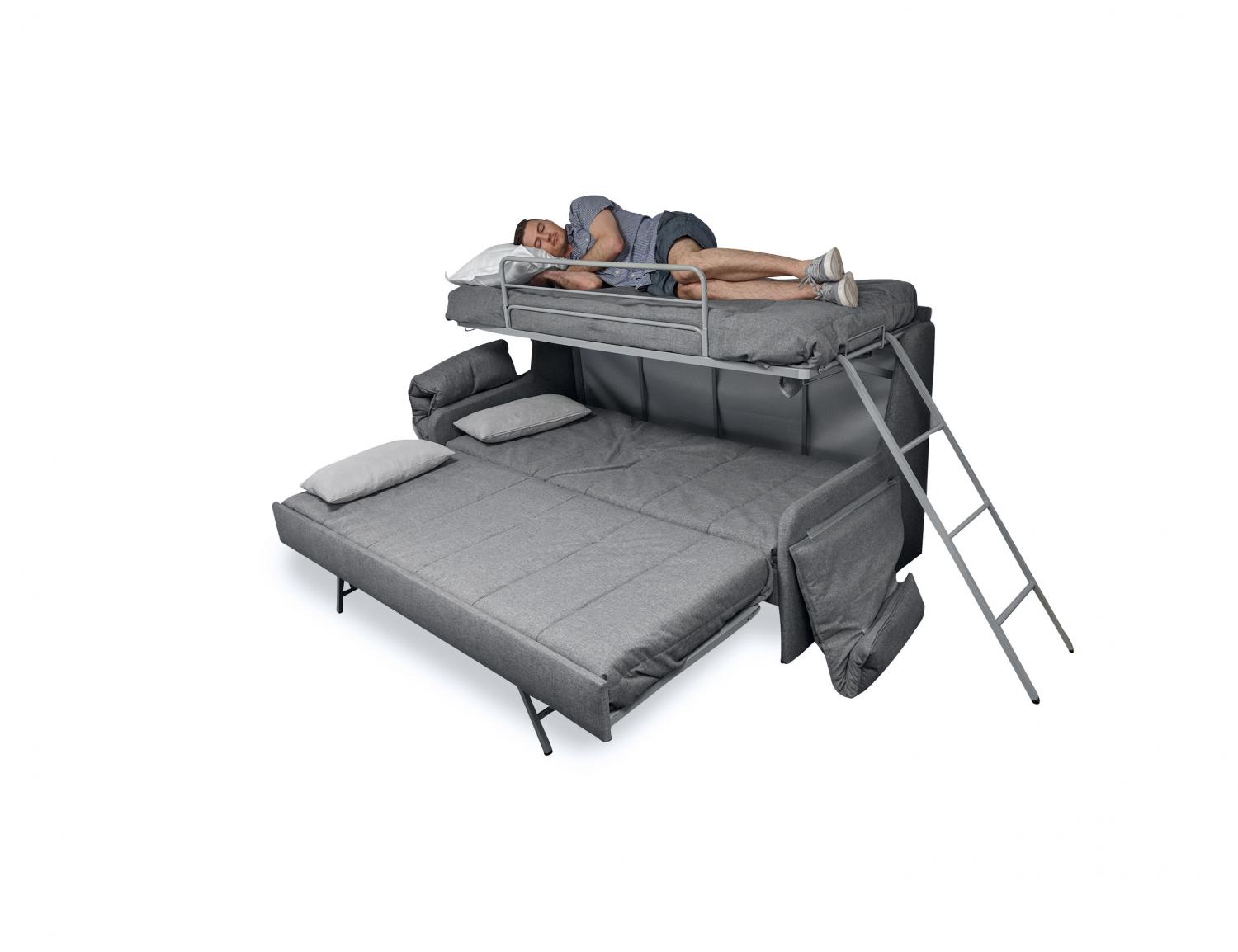 Transforming Bunk Bed That Sleeps 3 By Expand Furniture
